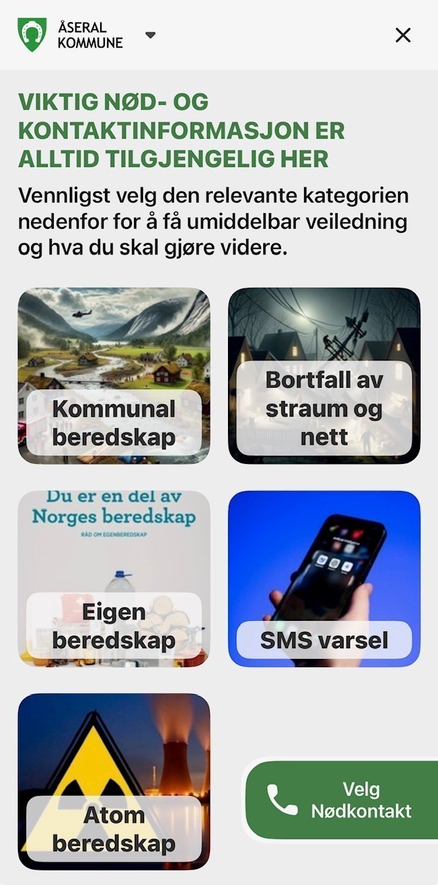 Lenkje til artikkel: Kommuneappen vil gje naudsynt informasjon sjølv om nettet er nede